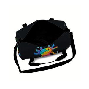 Bolsa de Viaje Escolar con Diseño de <span class=keywords><strong>Ajolote</strong></span> Mexicano en 2D, Estilo de Dibujos Animados, Gran Capacidad, Cierre de Cremallera, el Mejor Regalo para Niños y Niñas, Estilo Moderno, Poliéster - Product Image 3