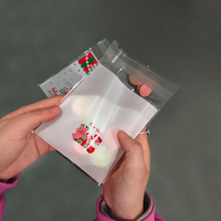 Sacs en plastique transparent BOPP joint auto-adhésif étanche emballage personnalisable pour chaussette et accessoire expédition de commerce électronique