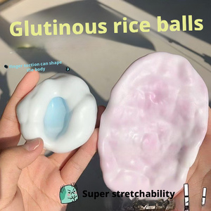 ของเล่นบีบข้าวเหนียวเย็นนุ่มพิเศษ ขึ้นรูปได้ บีบแล้วมีเสียง บรรเทาความเครียด - Product Image 5