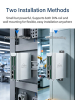 Compteur d'impulsions compact industriel connecté au réseau avec double Ethernet et cartes d'E/S flexibles pour les réseaux intelligents
