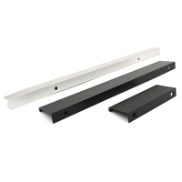 Poignées invisibles modernes en alliage d'aluminium pour meubles, quincaillerie longue pour extérieur, hôtel, cuisine, commode, chambre à coucher, tiroir