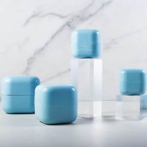 PP kosmetik persegi krim, toples PCR plastik Mini murah 20g 30g 50g 100g - Product Image 5