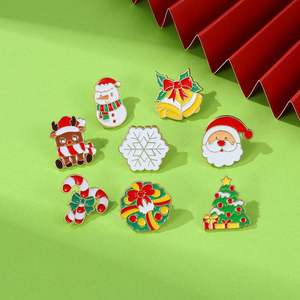 Broche de Aleación con Diseño de Copo de Nieve y Árbol de Navidad, Elegante Pin de Solapa para Atuendos Navideños, <span class=keywords><strong>Cena</strong></span> de Nochebuena y Celebraciones de <span class=keywords><strong>Año</strong></span> <span class=keywords><strong>Nuevo</strong></span> - Product Image 5