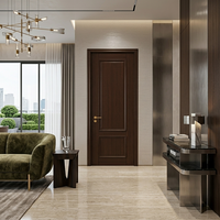 Porte intérieure moderne insonorisée en panneau mélaminé laqué avec technologie de noyau solide pour chambre, hôtel, bureau, garantie 5 ans