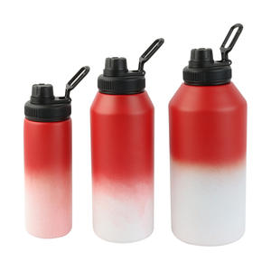 Bouteille d'eau triple isolée en acier inoxydable à ouverture large de 20oz 40oz 68oz avec couvercle à poignée - Product Image 2