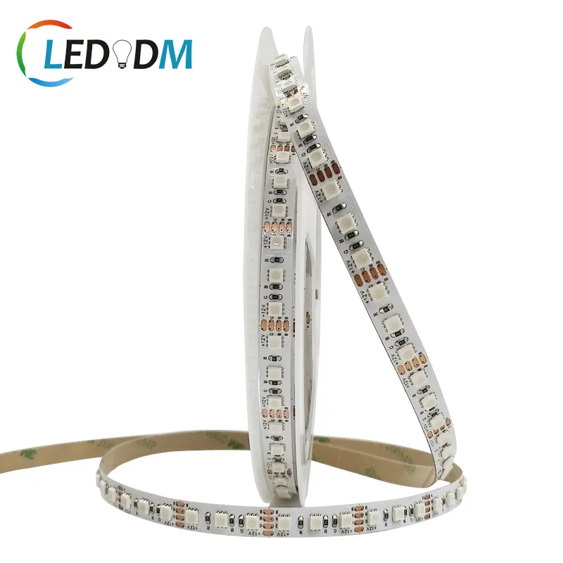 SMD5050 CE Rohs ile SMD5050 2835 3528 5630 LED şerit onaylı 5M/makara paketi 12V 24V LED şerit iç ve dış dekorasyon için