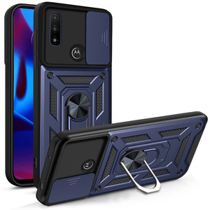 MOTO G 플레이 2023 케이스 충격 방지 전화 커버와 헤비 듀티 마그네틱 킥스탠드 링 - Product Image 1