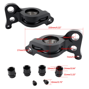Kit de support de suspension arrière sphérique Aosu en alliage haute résistance compatible avec EG 1.6L 92-95 et Acura Integra 1.8L 94-01 - Product Image 3