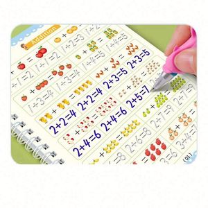 Lot de 4 cahiers de calligraphie magique pour l'apprentissage de l'anglais, livre de mots imprimés, portable, papier de haute qualité, meilleur cadeau pour enfant - Product Image 4