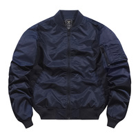 Veste pour hommes de haute qualité avec logo personnalisé OEM Blouson aviateur personnalisé de vol MA1 brodé/imprimé pour hommes