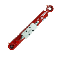 Double action personnalisée 45 #   Cylindre hydraulique d'excavatrice en acier de 63 mm de diamètre pour machines agricoles et remorques