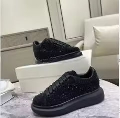 Sneakers plateforme de luxe pour hommes et femmes, sneakers personnalisées de qualité supérieure Queen - Product Image 3