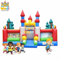 WODI Tobogán Acuático Comercial de PVC de Grado Comercial de 0.55mm para Niños y Adultos, Lona de PVC WODI Plato