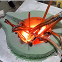 Four de fusion à induction électrique industriel pour ferraille de moteurs, machine de calcination à 3000 degrés, capacité 1kg-500kg, certifié CE