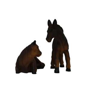 Figurines de Noël en deux parties, bœuf et âne, pour figurines de 7 cm, code produit 9006935011050 - Product Image 2