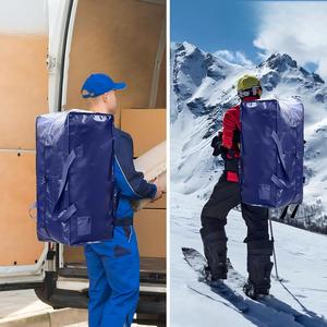 Large Waterproof Eco-Friendly Moving Storage <b>Bag</b> Heavy Duty Woven Square Duffle <b>Bag</b> for Bathroom Clothes Bedding Storage PP - Product Image 6
