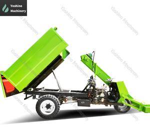 Mesin pembersih Dung Diesel empat roda, untuk peternakan (domba bebek ayam) dan pasure - Product Image 2