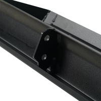 Marchepied latéral de voiture 4x4, pour Mazda, MITSUBISHI, Kia, Hyundai, MG, prado, accessoire extérieur noir en acier, marchepieds latéraux de voiture
