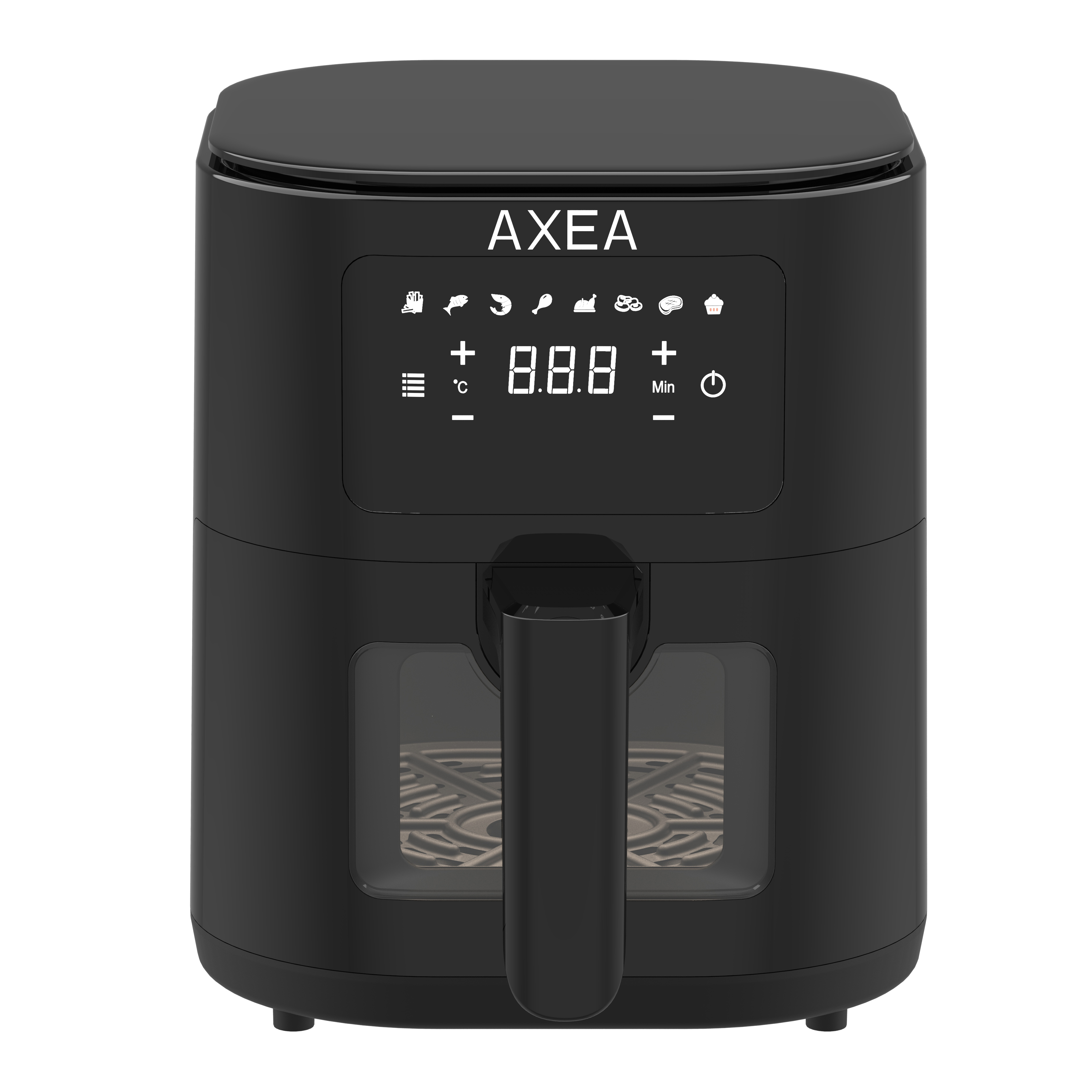 New Product Mini Household Appliances Digital Display Panel Air Fryer - Non Stick Visual Air Fryer