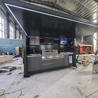 Cuisine extérieure modulaire de luxe sur mesure 2026 avec évier et barbecue en acier inoxydable 304