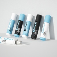 Maßgefertigte 5ml 10ml Roll-on Parfüm Ätherisches Öl Mattierte Farbige Glas-Deodorant-Flasche mit Kappe