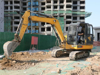 Excavatrice géante de 50 tonnes, super grande, 950E, machine robuste pour les travaux miniers industriels
