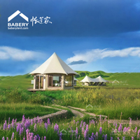 BABERY Tente de Luxe Extensible pour Espaces Commerciaux – Structure en Acier pour Restaurants, Cafés, Complexes Hôteliers – Solution Moderne et Écologique