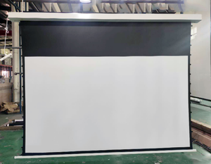 <span class=keywords><strong>Telon</strong></span> 100 pulgadas 16:9 4K Ultra HD tela de PVC suave <span class=keywords><strong>el</strong></span>éctrico oculto techo pestaña tensión proyector pantalla para cine en casa - Product Image 1