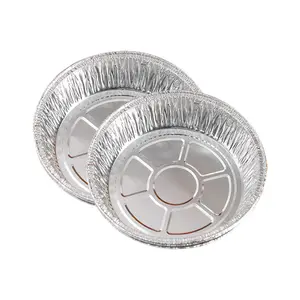 Hot Sell Disposable Aluminium Foil Container Supplier Customized Round Aluminum Foil Container