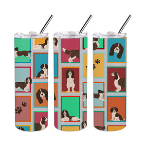 Vaso delgado de acero inoxidable Lots of Liver English Springer Spaniel - Product Image 3