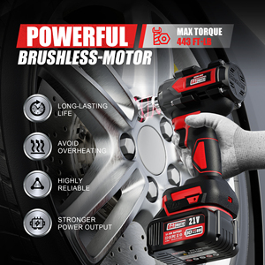 Máy vặn vít dùng pin GATmatic 21V DC không chổi than, mô-men xoắn 800NM, dùng cho sửa chữa ô tô và công nghiệp - Product Image 5