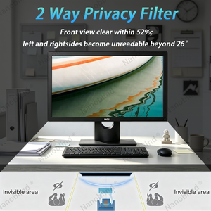 Filtre de confidentialité pour écran PET, amovible, anti-espionnage, anti-reflets, bloquant la lumière bleue, pour moniteur de bureau de 18,5 <span class=keywords><strong>pouces</strong></span> 16:9 - Product Image 2