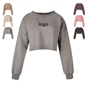 2022 felpa con cappuccio crop top intera vendita felpa con cappuccio da donna da donna