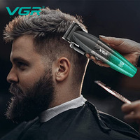 Kit de coupe de cheveux électrique transfrontalier VGR640 pour hommes, avec accessoire de décoloration de qualité salon, tondeuse rechargeable à lames en alliage de titane