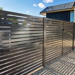 7ft ידידותי לסביבה ומכרסמים עמיד למים מצופה אלומיניום מודרני הרכבה קל גדר פרטיות לוחות לשימוש חיצוני - Product Image 2