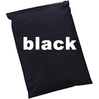 Sac à fermeture éclair givré personnalisé en CPE de haute qualité, prix d'usine, vente en gros, sacs en plastique noirs pour chaussettes et chaussures - Offre Spéciale