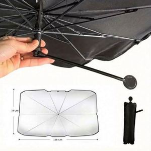 Pare-brise de voiture réfléchissant au Laser pare-soleil-isolation thermique d'été bouclier UV pliable accessoires de couverture de fenêtre avant automatique - Product Image 6