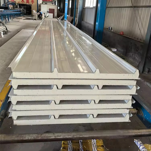 Panneau sandwich PIR ignifuge B1 pour façade de <span class=keywords><strong>scierie</strong></span> moderne au Suriname, panneau de bardage structurel de sécurité incendie PIR pour projets - Product Image 3