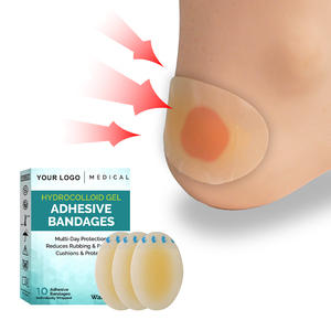 Pansement hydrocolloïde médical auto-adhésif pour talon, patch pour plaies et ampoules, désinfectant infrarouge lointain, certifié ISO13485 pour le soin des talons - Product Image 6
