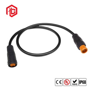 Connecteur de câble adaptateur IP65 <span class=keywords><strong>étanche</strong></span> en cuivre 4P 6 broches M6/M7/M8 de haute qualité pour connecteurs de vélo électrique mâles et femelles - Product Image 4