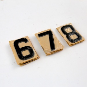Autocollant en gel 3D en stock, lettres en résine bombée en gel 3D, lettres en gel pour plaque d'<span class=keywords><strong>immatriculation</strong></span> britannique, lettres en gel pour voiture, numéro en gel 3D - Product Image 2