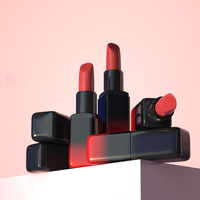 Vente en gros d'usine logo personnalisé végan sans cruauté aux animaux rouge à lèvres hydratant mat non collant rose nude