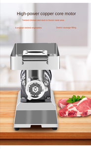 Picadora de Carne Comercial Eléctrica de Acero Inoxidable de Alta Potencia de Sobremesa Automática para Carne Picada Congelada, Pollo y Carne de Res con Hueso - Product Image 3