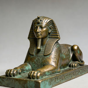 カスタマイズ可能な高品質屋外彫刻 エジプト スフィンクス アヌビス 芝生用巨大レリーフ彫像 販売用エジプト彫刻 - Product Image 2