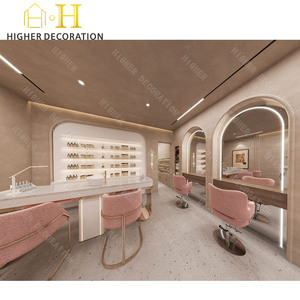 Table et chaises <span class=keywords><strong>de</strong></span> salon <span class=keywords><strong>de</strong></span> manucure moderne Équipement <span class=keywords><strong>de</strong></span> salon <span class=keywords><strong>de</strong></span> beauté Bureau <span class=keywords><strong>de</strong></span> coiffeur avec miroir - Product Image 1