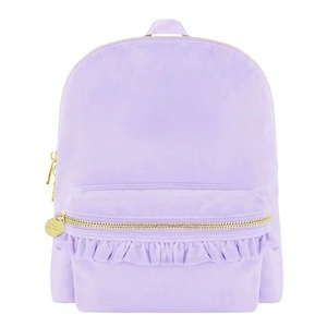 Mochila con parche de letras de chenilla <span class=keywords><strong>para</strong></span> la escuela, <span class=keywords><strong>mochilas</strong></span> con volantes, mochila de PANA con logotipo personalizado <span class=keywords><strong>para</strong></span> niñas - Product Image 4