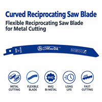 Lame de scie sauteuse bi-métallique flexible de qualité supérieure avec revêtement diamanté, qualité industrielle pour accessoires d'outils électriques