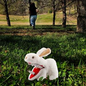 Peluche électronique Walker Monty <span class=keywords><strong>Python</strong></span> en forme de lapin, rembourrée en coton PP, avec de grands dents pointues, 31cm-50cm, unisexe, pour le plaisir en soirée, Vault - Product Image 4