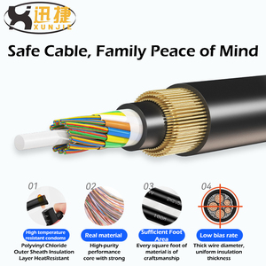 Cable de <span class=keywords><strong>Fibra</strong></span> Óptica <span class=keywords><strong>ADSS</strong></span> de <span class=keywords><strong>12</strong></span> Núcleos, 2 km, <span class=keywords><strong>Fibra</strong></span> Óptica G652d - Product Image 3