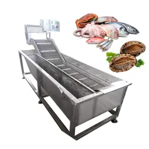 Good Feedback Automatic Stainless Steel Frozen Squid Fish Ball Products Fish Ice Coating Machine For Sale